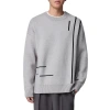 Momeck men's color-blocking jacquard pullover knitted sweater for men 2024 Winter New round neck Men's sweater 21895 Item Picture
